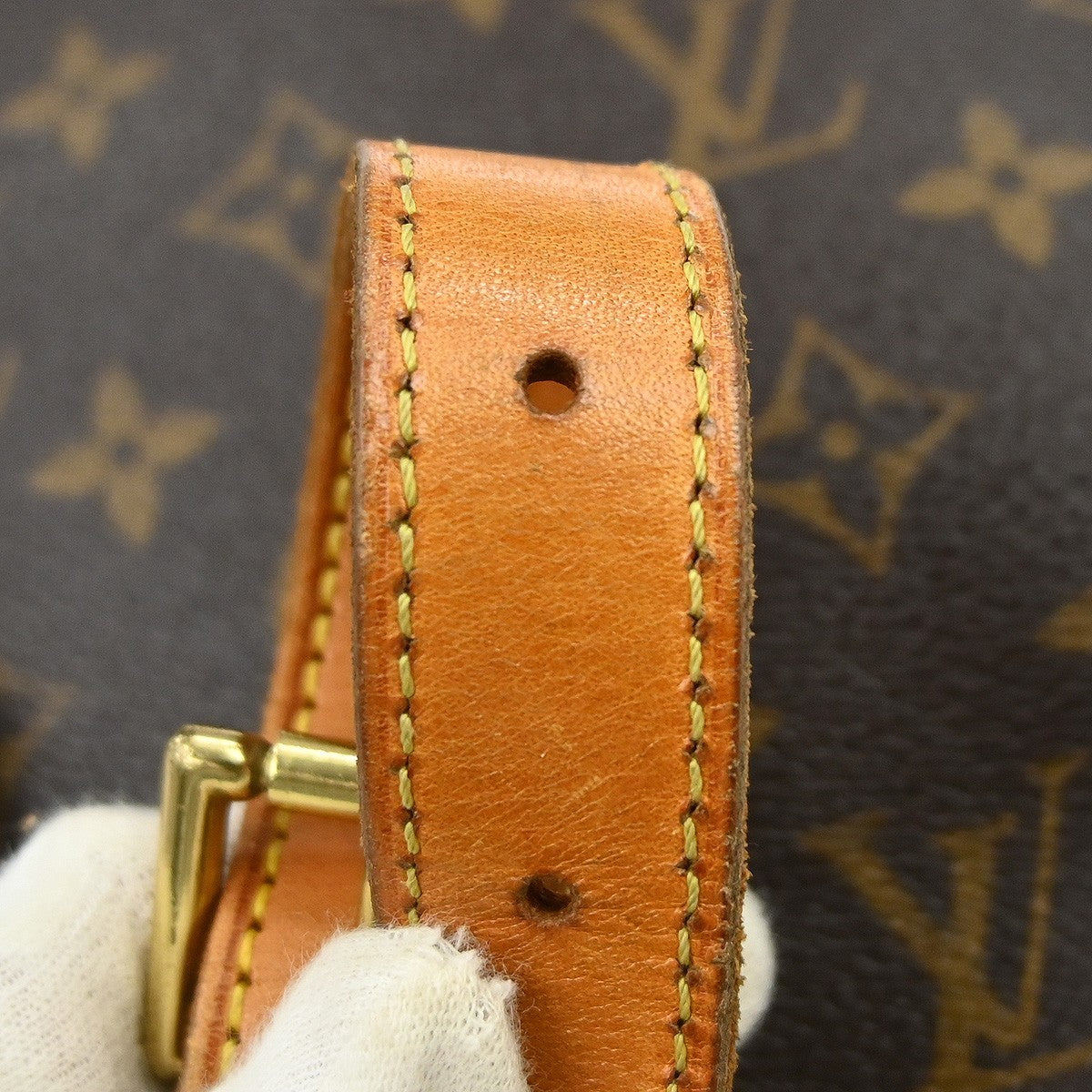 Louis Vuitton Musette Handbag Monogram Canvas Brown Canvas Shoulder Bag Bag (   )