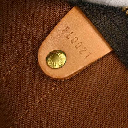Louis Vuitton Keepall Bag Monogram Canvas Brown Canvas Travel Bag Bag (   )