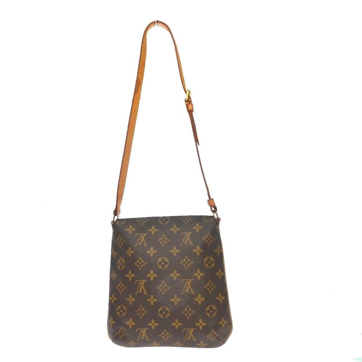 Louis Vuitton Musette Salsa Handbag Monogram Canvas Brown Canvas Shoulder Bag Bag (   )