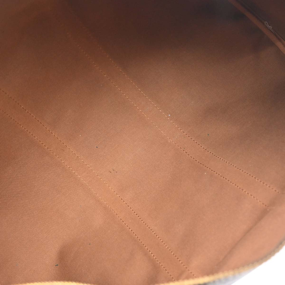 Louis Vuitton Keepall Bag Monogram Canvas Brown Canvas Travel Bag Bag (   )