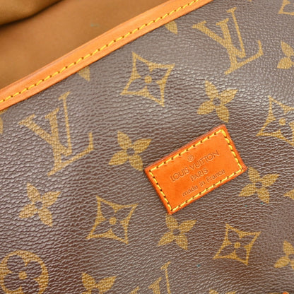 Louis Vuitton Saumur Handbag Monogram Canvas Brown Canvas Shoulder Bag Bag (   )