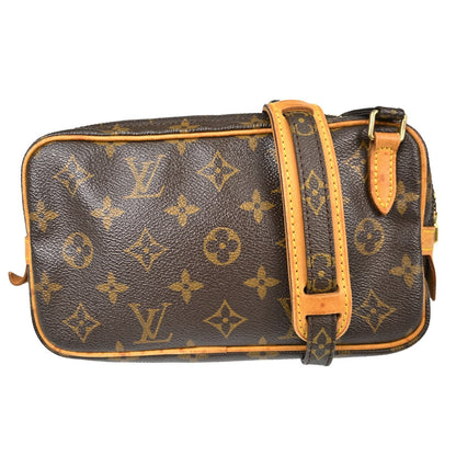 Louis Vuitton Pochette Marly Bandouliere Bag Monogram Canvas Brown Canvas Shoulder Bag Bag (   )