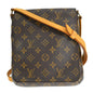 Louis Vuitton Musette Salsa Handbag Monogram Canvas Brown Canvas Shoulder Bag Bag (   )