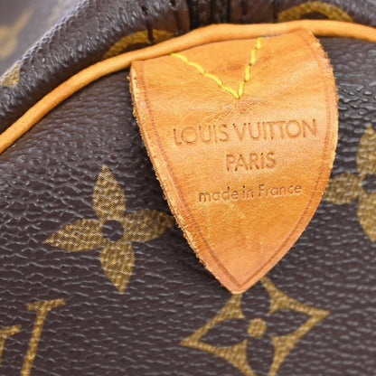 Louis Vuitton Keepall Bag Monogram Canvas Brown Canvas Travel Bag Bag (   )