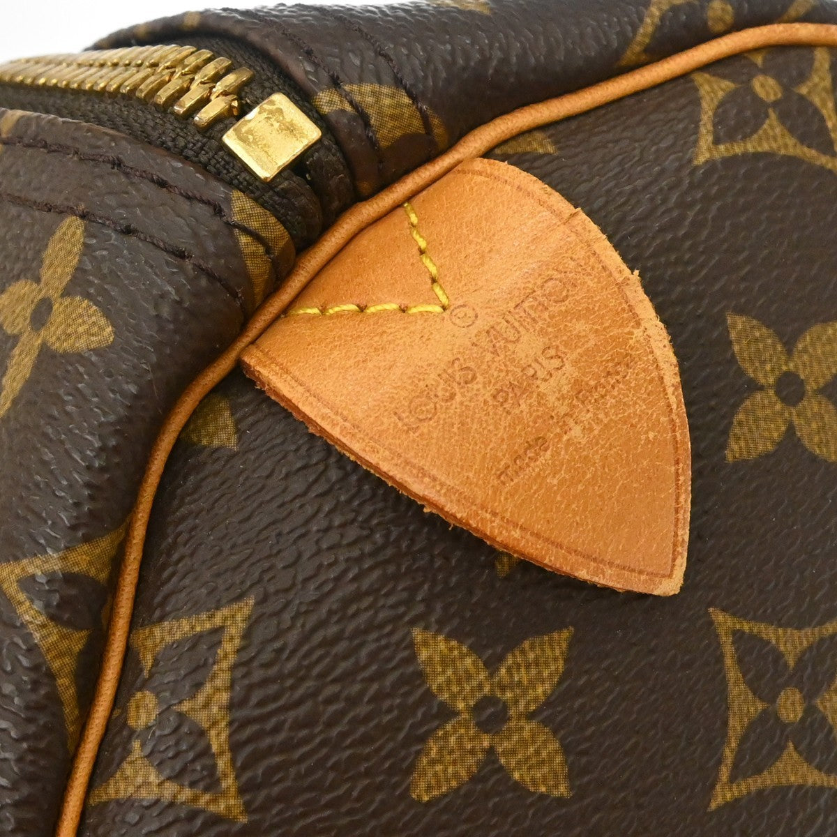 Louis Vuitton Keepall Bag Monogram Canvas Brown Canvas Travel Bag Bag (   )