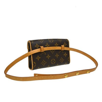 Louis Vuitton Florentine Waist Bag Monogram Canvas Brown Canvas Clutche & Pouche Bag (   )