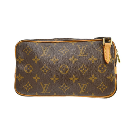 Louis Vuitton Pochette Marly Bandouliere Bag Monogram Canvas Brown Canvas Shoulder Bag Bag (   )