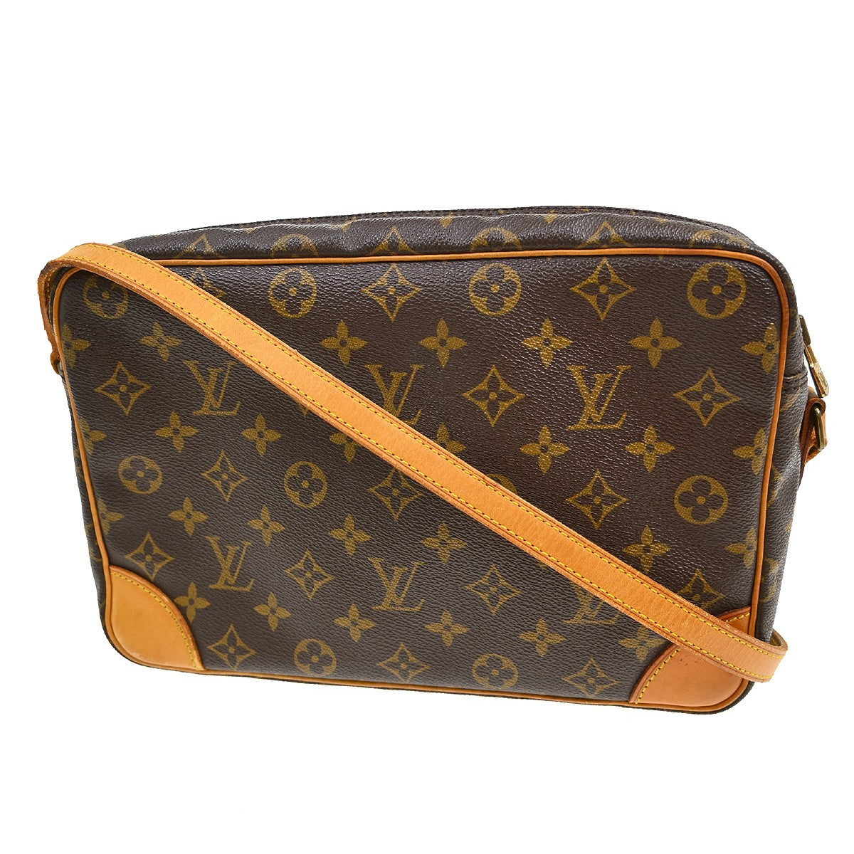Louis Vuitton Trocadero Handbag Monogram Canvas Brown Canvas Shoulder Bag Bag (   )