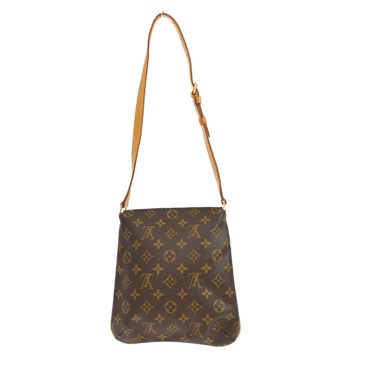 Louis Vuitton Musette Salsa Handbag Monogram Canvas Brown Canvas Shoulder Bag Bag (   )