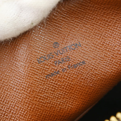 Louis Vuitton Danube Handbag Monogram Canvas Brown Canvas Shoulder Bag Bag (   )