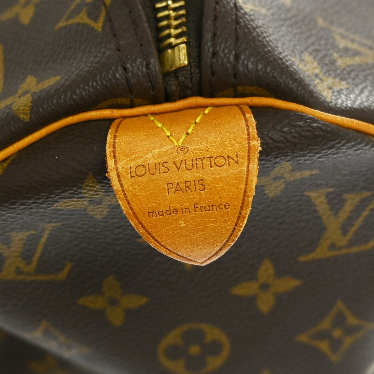 Louis Vuitton Keepall Bag Monogram Canvas Brown Canvas Travel Bag Bag (   )
