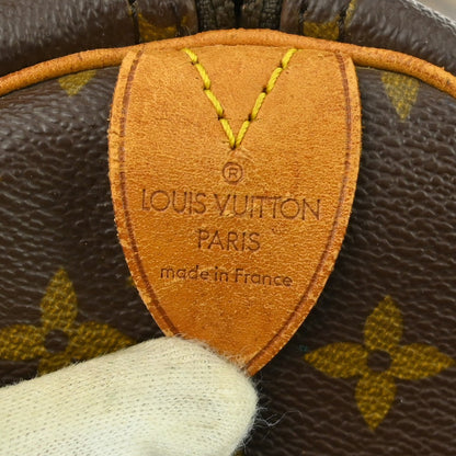 Louis Vuitton Keepall Bag Monogram Canvas Brown Canvas Travel Bag Bag (   )