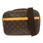 Louis Vuitton Reporter Bag Monogram Canvas Brown Canvas Shoulder Bag Bag (   )