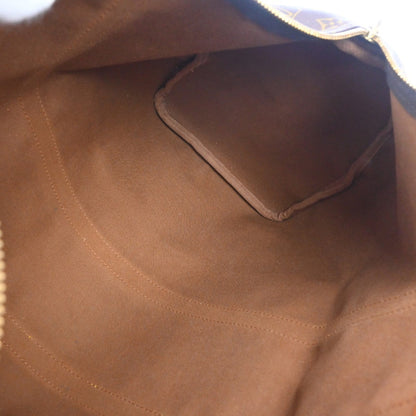 Louis Vuitton Keepall Bag Monogram Canvas Brown Canvas Travel Bag Bag (   )