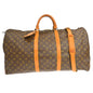 Louis Vuitton Keepall Bandouliere Bag Monogram Canvas Brown Canvas Travel Bag Bag (   )