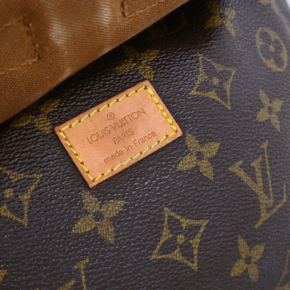 Louis Vuitton Saumur Handbag Monogram Canvas Brown Canvas Shoulder Bag Bag (   )