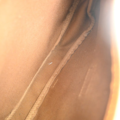 Louis Vuitton Saumur Handbag Monogram Canvas Brown Canvas Shoulder Bag Bag (   )