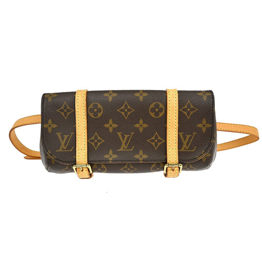 Louis Vuitton Marelle Waist Bag Monogram Canvas Brown Canvas Clutche & Pouche Bag (   )
