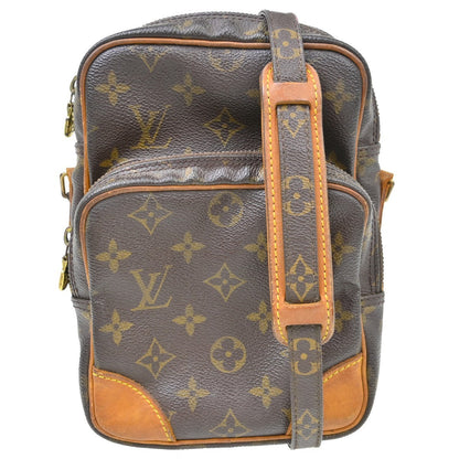 Louis Vuitton Amazone Bag Monogram Canvas Brown Canvas Shoulder Bag Bag (   )