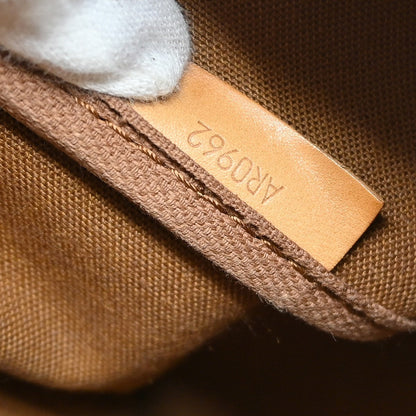 Louis Vuitton Saumur Handbag Monogram Canvas Brown Canvas Shoulder Bag Bag (   )