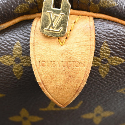 Louis Vuitton Keepall Bag Monogram Canvas Brown Canvas Travel Bag Bag (   )