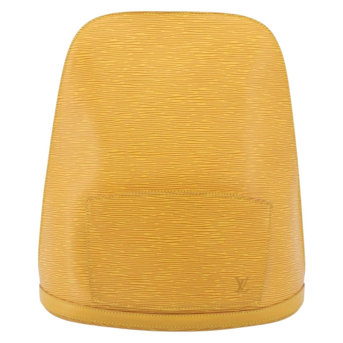 Louis Vuitton Gobelins Backpack Epi Leather Yellow Leather Backpack Bag (   )