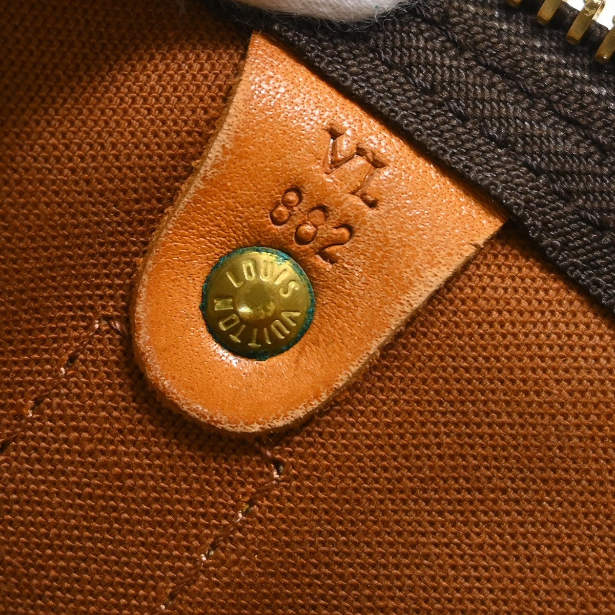 Louis Vuitton Keepall Bag Monogram Canvas Brown Canvas Travel Bag Bag (   )