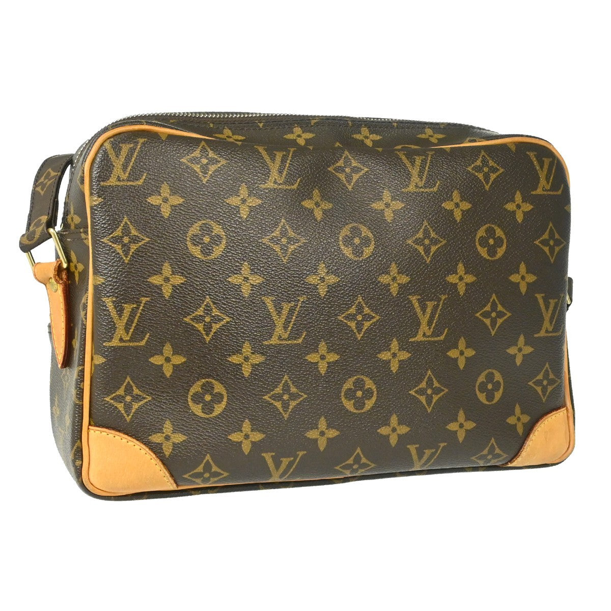 Louis Vuitton Nil Messenger Bag Monogram Canvas Brown Canvas Shoulder Bag Bag (   )