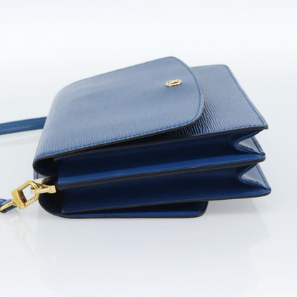 Louis Vuitton Grenelle Shoulder Bag Epi Leather Blue Leather Shoulder Bag Bag (   )