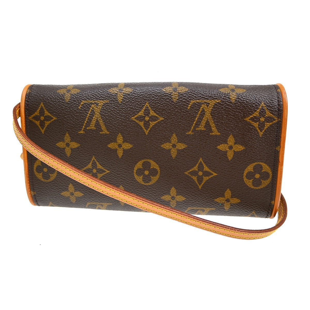 Louis Vuitton Twin Handbag Monogram Canvas Brown Canvas Clutche & Pouche Bag (   )