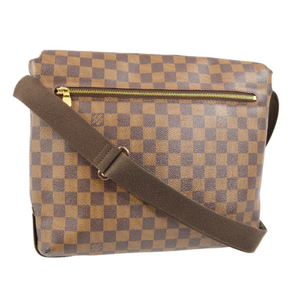 Louis Vuitton Brooklyn Handbag Damier Brown Canvas Shoulder Bag Bag (   )