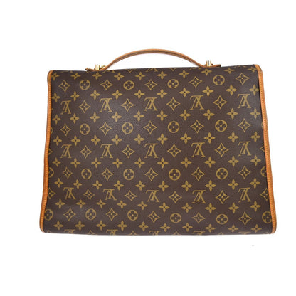 Louis Vuitton Beverly Briefcase Monogram Canvas Brown Canvas Briefcase Bag (   )