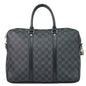 Louis Vuitton Porte-Documents Voyage Briefcase Damier Graphite Gray Canvas Briefcase Bag (   )