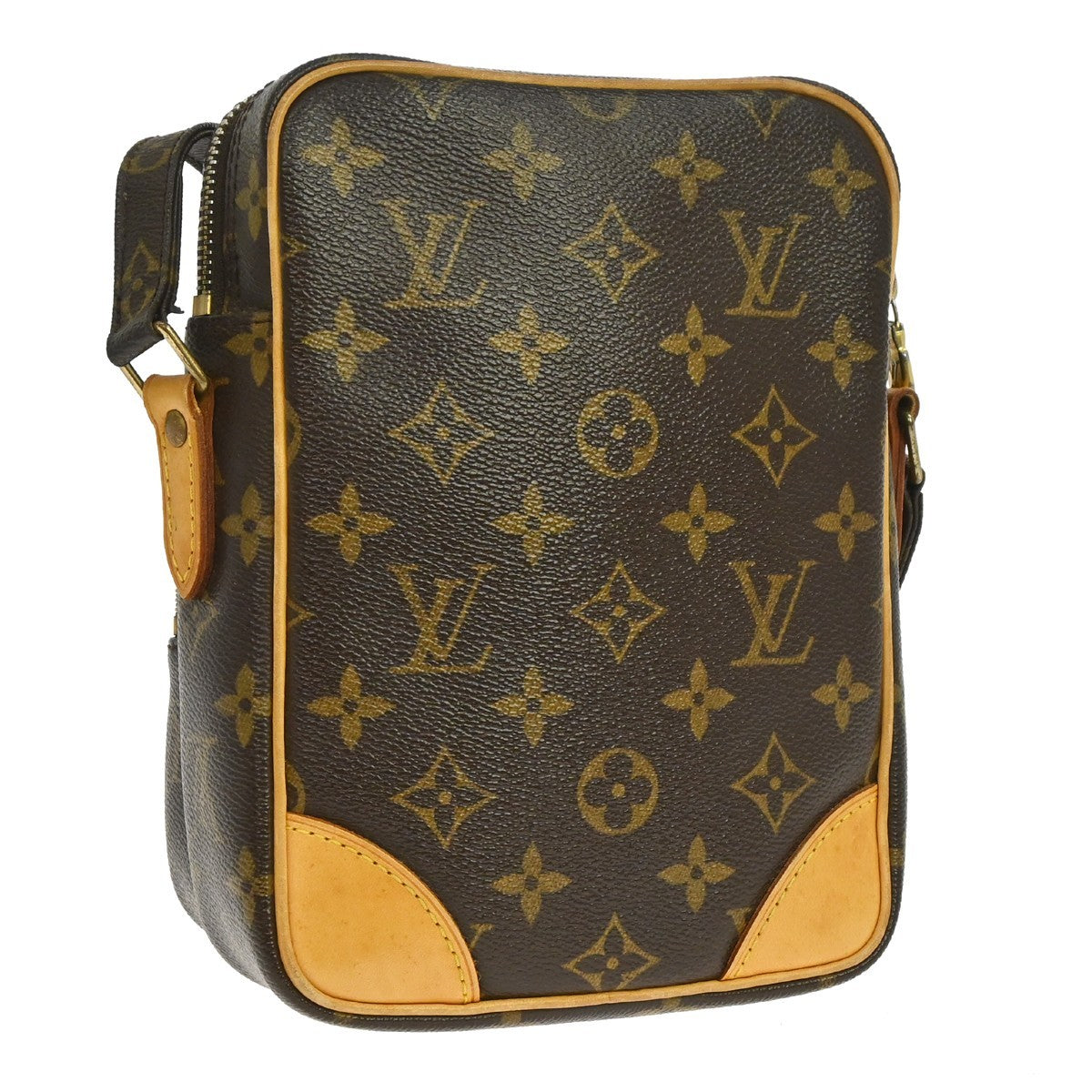 Louis Vuitton Amazone Bag Monogram Canvas Brown Canvas Shoulder Bag Bag (   )