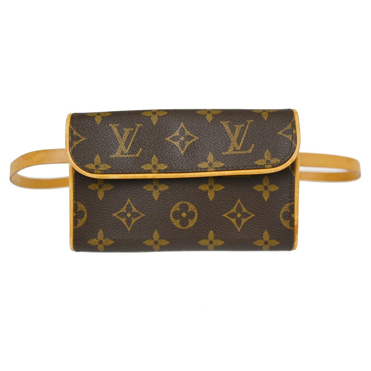 Louis Vuitton Florentine Waist Bag Monogram Canvas Brown Canvas Clutche & Pouche Bag (   )