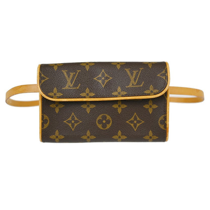Louis Vuitton Florentine Waist Bag Monogram Canvas Brown Canvas Clutche & Pouche Bag (   )