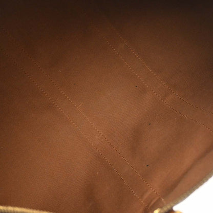 Louis Vuitton Keepall Bag Monogram Canvas Brown Canvas Travel Bag Bag (   )