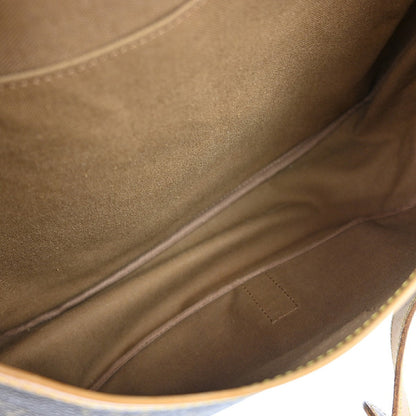 Louis Vuitton Saumur Handbag Monogram Canvas Brown Canvas Shoulder Bag Bag (   )