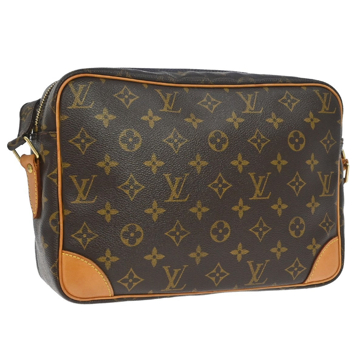Louis Vuitton Nil Messenger Bag Monogram Canvas Brown Canvas Shoulder Bag Bag (   )