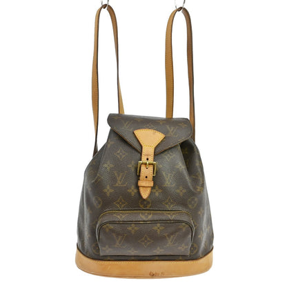 Louis Vuitton Vintage Montsouris Backpack Monogram Canvas Brown Canvas Backpack Bag (   )