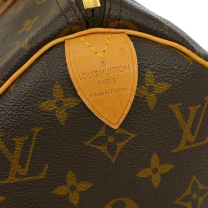 Louis Vuitton Keepall Bag Monogram Canvas Brown Canvas Travel Bag Bag (   )