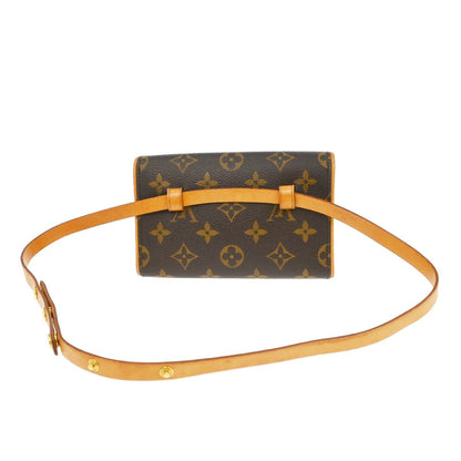 Louis Vuitton Florentine Waist Bag Monogram Canvas Brown Canvas Clutche & Pouche Bag (   )
