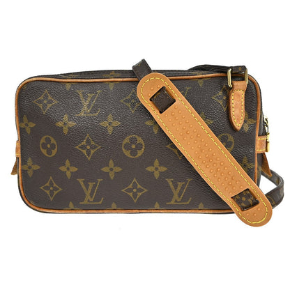 Louis Vuitton Pochette Marly Bandouliere Bag Monogram Canvas Brown Canvas Shoulder Bag Bag (   )