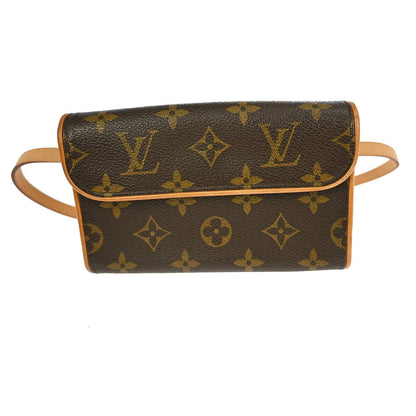 Louis Vuitton Florentine Waist Bag Monogram Canvas Brown Canvas Clutche & Pouche Bag (   )