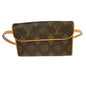 Louis Vuitton Florentine Waist Bag Monogram Canvas Brown Canvas Clutche & Pouche Bag (   )