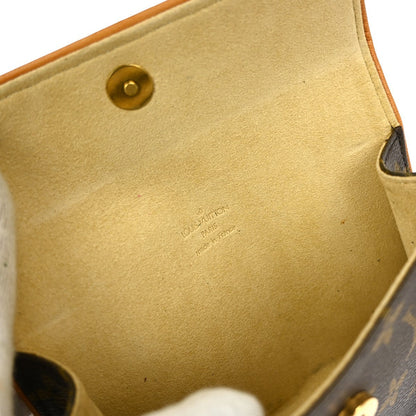 Louis Vuitton Florentine Waist Bag Monogram Canvas Brown Canvas Clutche & Pouche Bag (   )