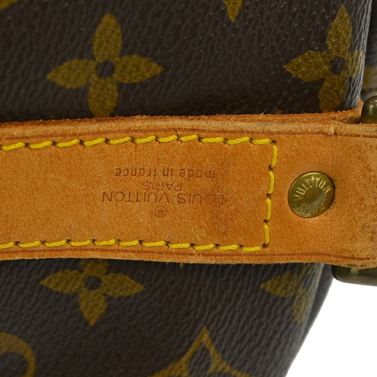 Louis Vuitton Keepall Bandouliere Bag Monogram Canvas Brown Canvas Travel Bag Bag (   )