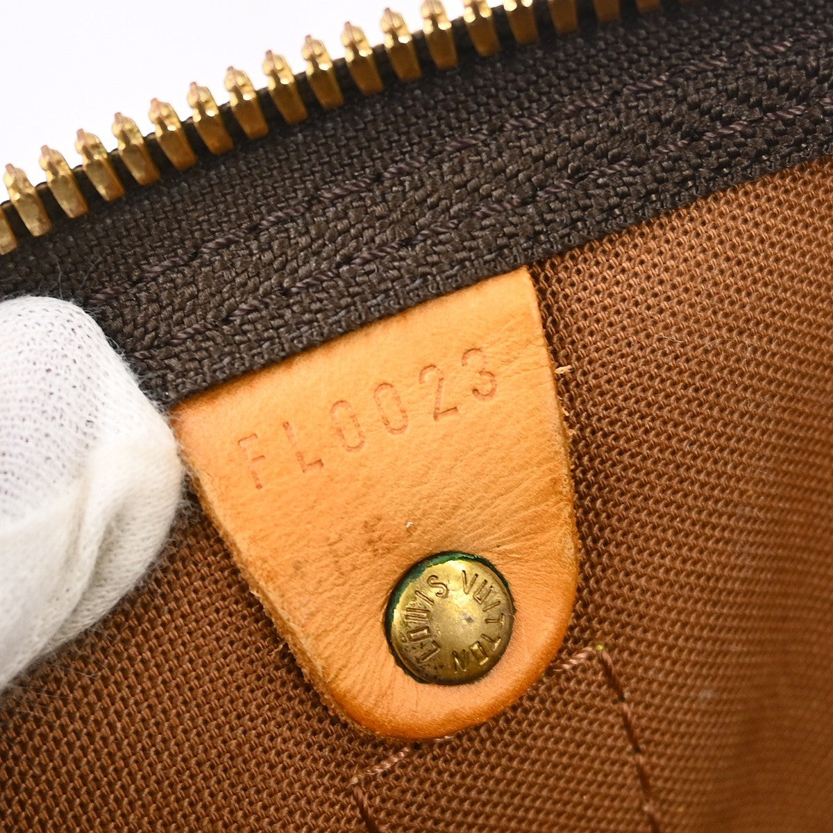 Louis Vuitton Keepall Bag Monogram Canvas Brown Canvas Travel Bag Bag (   )