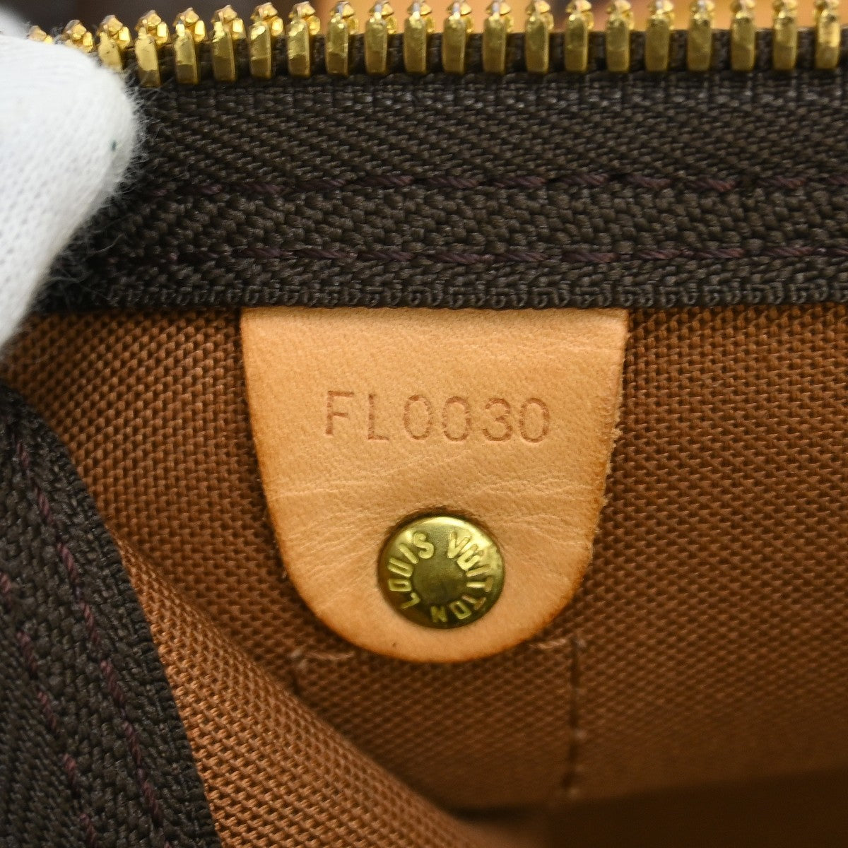 Louis Vuitton Keepall Bag Monogram Canvas Brown Canvas Travel Bag Bag (   )