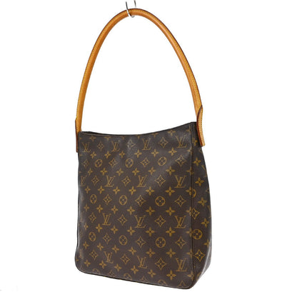 Louis Vuitton Monogram Looping Handbag Monogram Canvas Brown Canvas Shoulder Bag Bag (   )